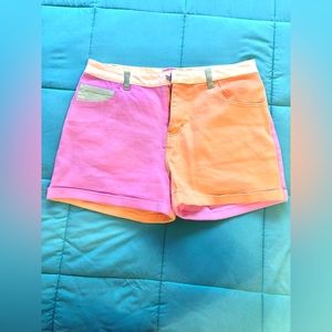 Dolls Kill Sugar Thrillz pastel shorts. Size XL.